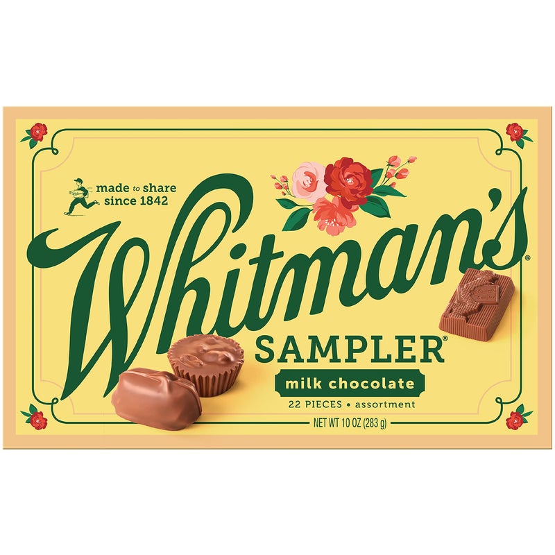 Whitman's Sampler Mother's Day Milk Chocolates Gift Box, 10 Ounce (22 Pieces) - Image 1